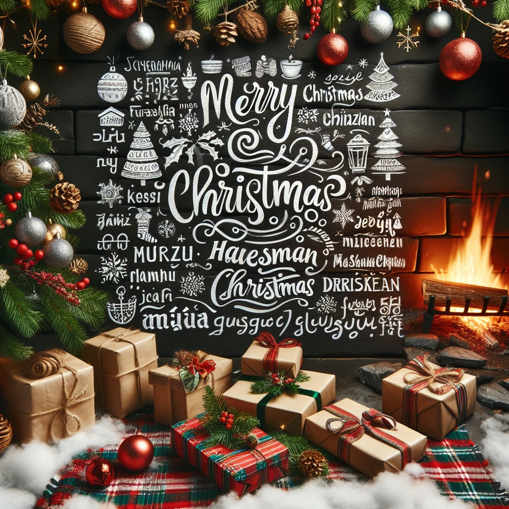 Frohe Weihnachten in 30 unterschiedlichen Sprachen