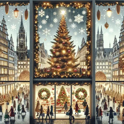Schaufenster, Tannenbäume & Deko-Highlights in der Innenstadt