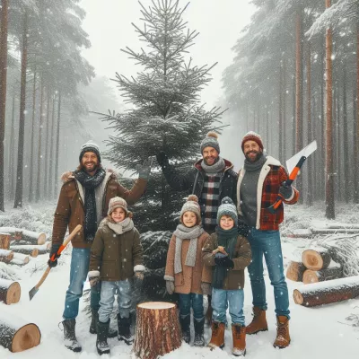 Tannenbaum selbst schlagen in Hamburg