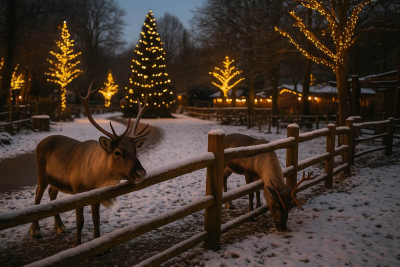 Tierische Weihnachten im Zoo & Wildpark