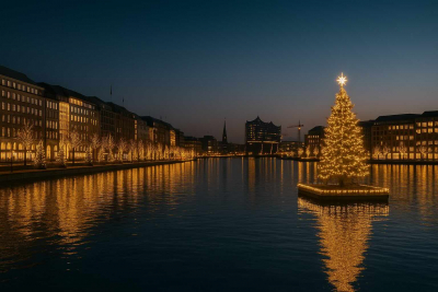 Weihnachtsmärkte Jungfernstieg & Hafencity im Lichtermeer