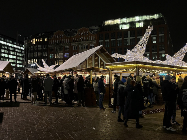 Weihnachtsmarkt Gänsemarkt Hamburg