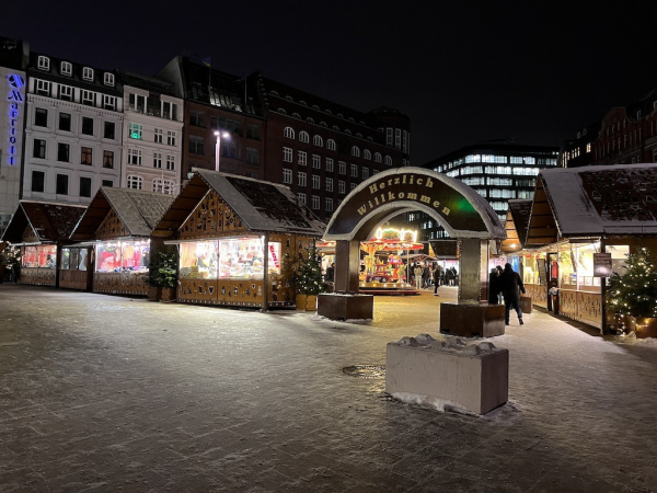Weihnachtsmarkt Gänsemarkt Hamburg