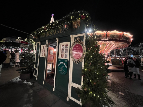 historische Weihnachtsmarkt auf dem Rathausmarkt