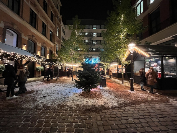 Weihnachtsmarkt Marché de Noël in den Stadthöfen Hamburg