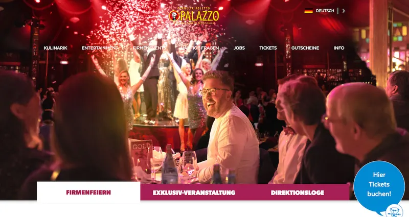 Das Palazzo Hamburg – eine ganz besondere Firmenweihnachtsfeier