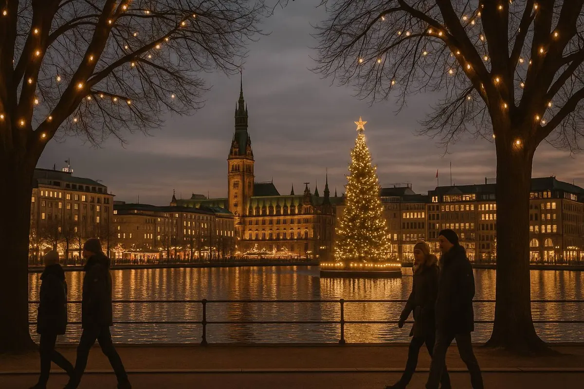 Hamburgs schönste Lichterrouten und Spaziergänge