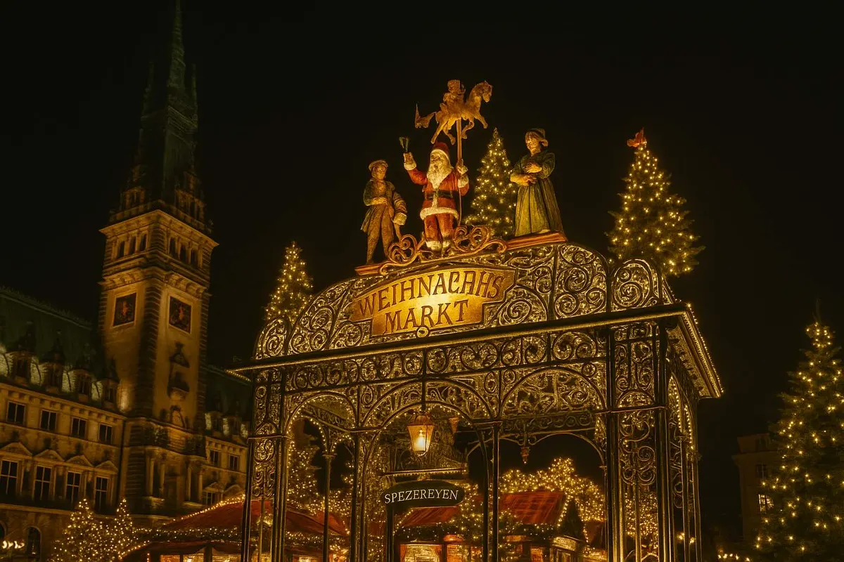 Roncalli's Historischer Weihnachtsmarkt auf dem Rathausmarkt