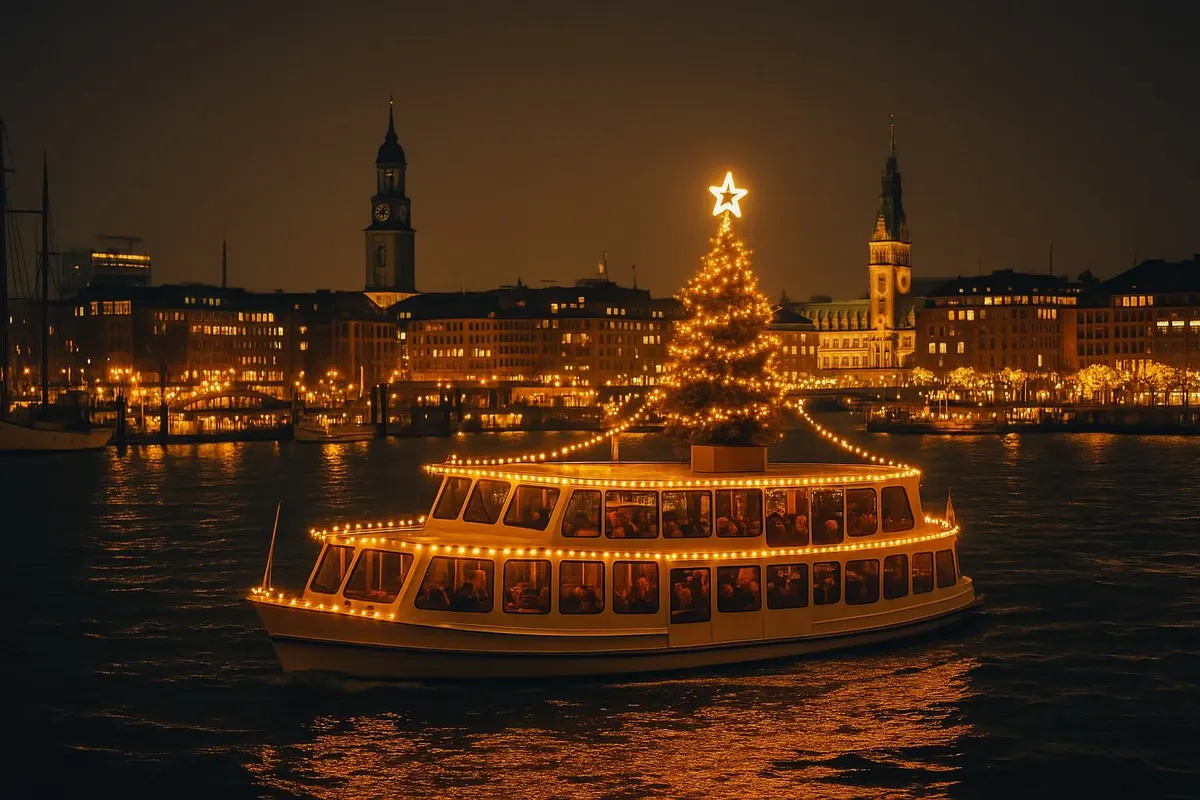Lichtfahrten, Hafenrundfahrten und besondere Aktionen zu Weihnachten
