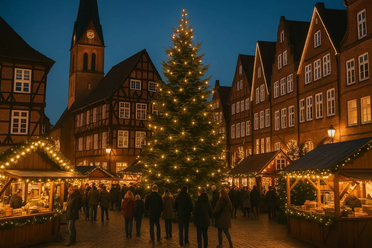 Lüneburg, Stade und das Alte Land im Advent