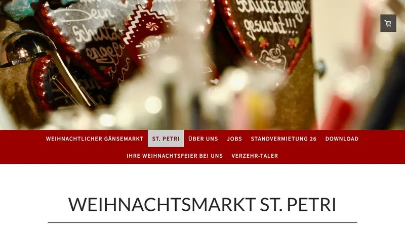 Website weihnachtsmaerkte-hamburg.de