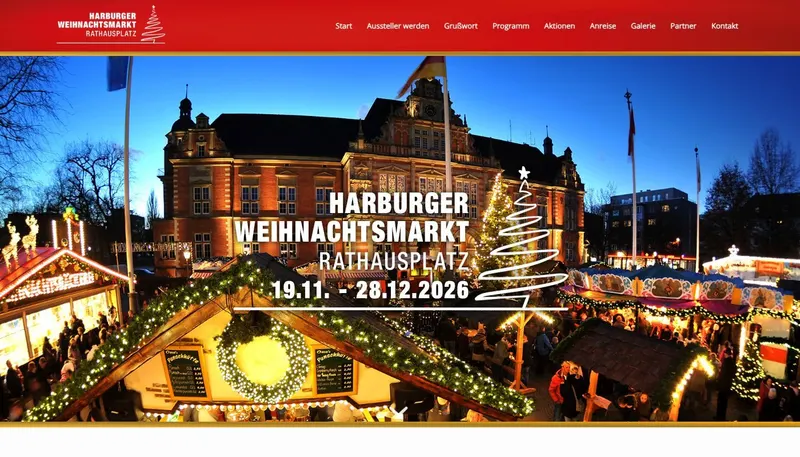 Website harburger-weihnachtsmarkt.de