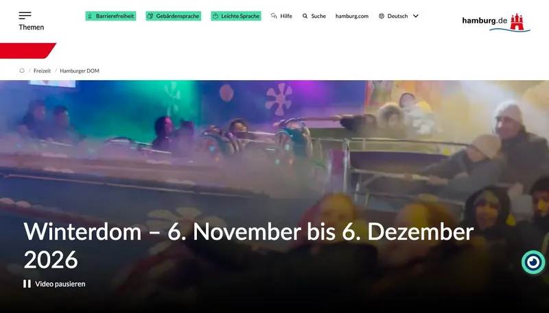 Website hamburg.de
