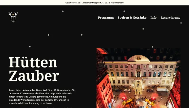Website huettenzauber-neuerwall.de
