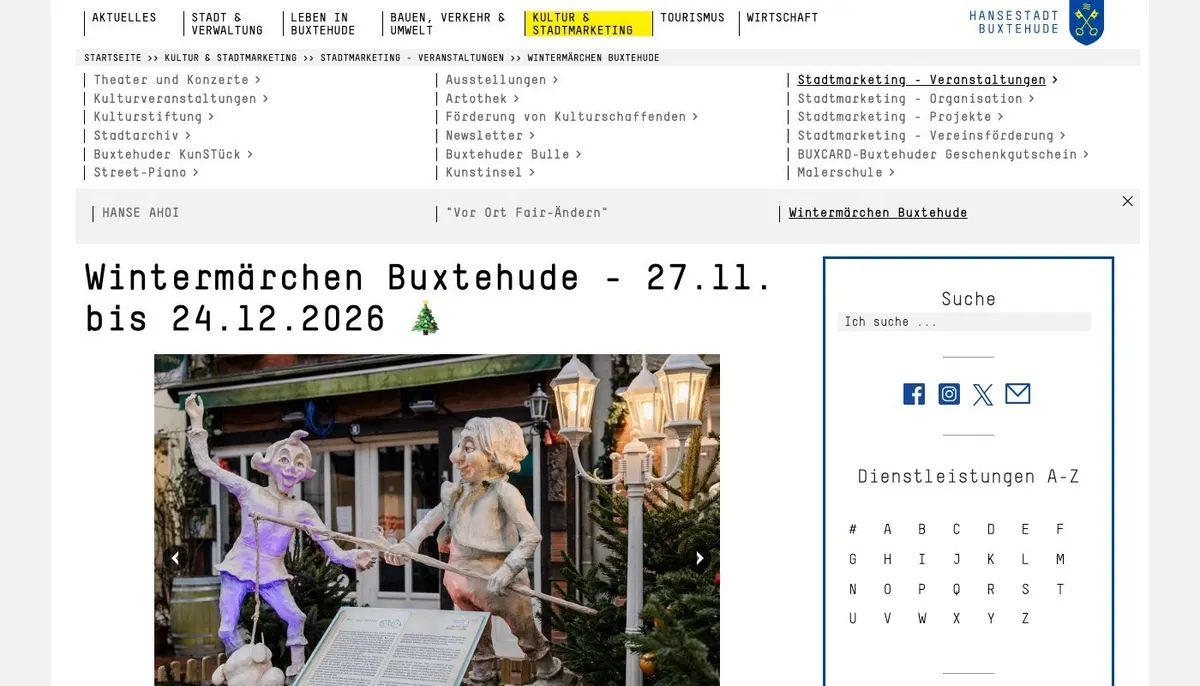 Website: Wintermärchen Buxtehude 2026