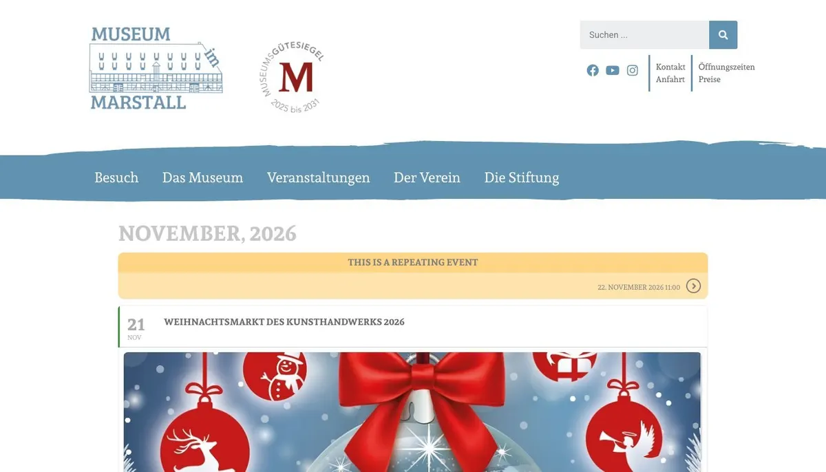 Website: Weihnachtsmarkt des Kunsthandwerks in Winsen 2026