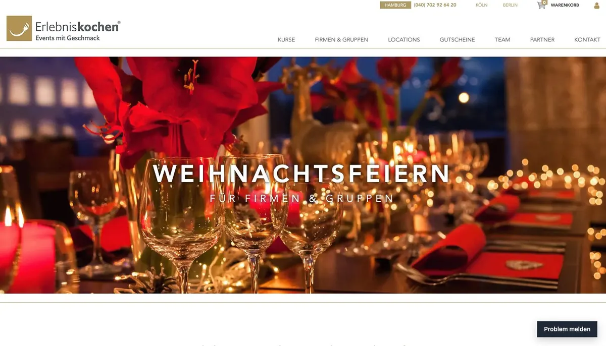Website der Location
