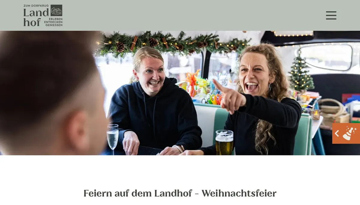 Website der Location