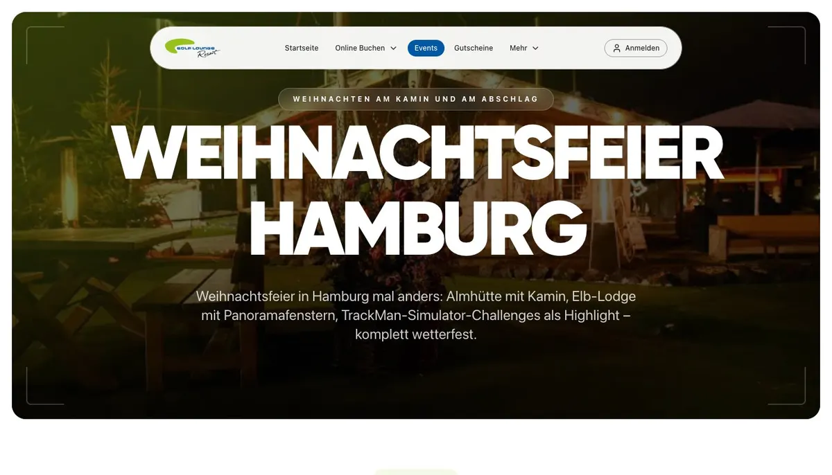 Website der Location
